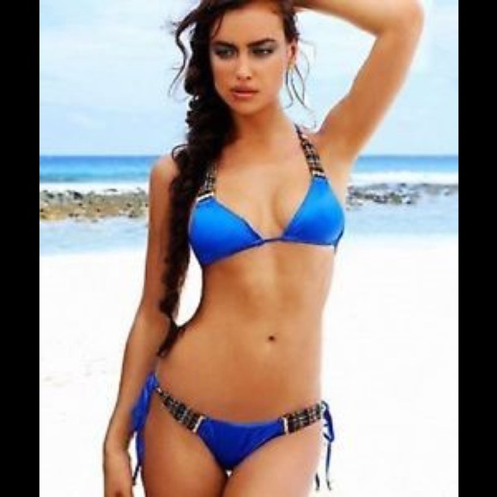 Beach Bunny Out of Your League Bikini Sapphire